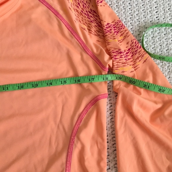 GILLZ UV LONG SLEEVE PEACH  HOOD PERFORMANCE SHIRT, PEACH SIZE LARGE - Picture 4 of 5